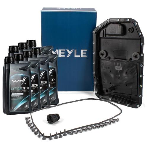 MEYLE Teilesatz, Automatikgetriebe-Ölwechsel 300 135 1004/SK WOLF Getriebeöl 1051911 Bild MEYLE Teilesatz, Automatikgetriebe-Ölwechsel 300 135 1004/SK WOLF Getriebeöl 1051911