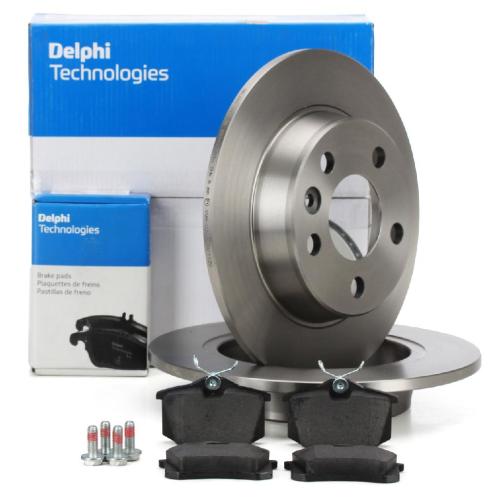 DELPHI Bremsbelagsatz, Scheibenbremse LP565 + Bremsscheibe BG3026 Bild DELPHI Bremsbelagsatz, Scheibenbremse LP565 + Bremsscheibe BG3026