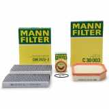 MANN-FILTER Luftfilter C 30 003 + Ölfilter HU 816 x + Filter, Innenraumluft CUK 2533-2