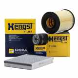 HENGST FILTER Ölfilter H90W23 + Filter, Innenraumluft E3905LC + Luftfilter E1010L