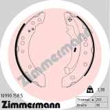 ZIMMERMANN Bremsbackensatz 10990.158.5 + Bremstrommel 470.1856.00