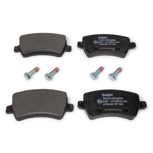 DELPHI Bremsbelagsatz, Scheibenbremse LP2008 + Bremsscheibe BG4063C Bild DELPHI Bremsbelagsatz, Scheibenbremse LP2008 + Bremsscheibe BG4063C