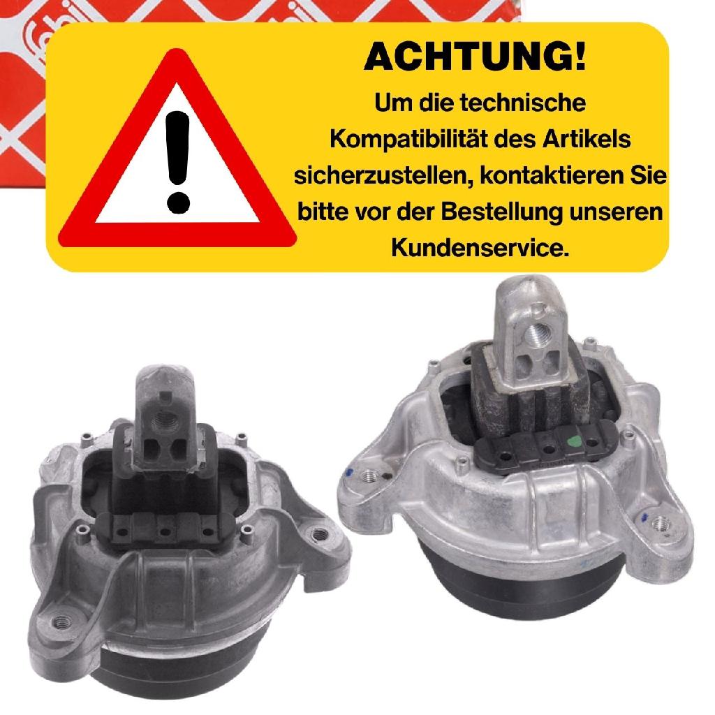 FEBI BILSTEIN Lagerung, Motor 39015 + Lagerung, Motor 39016