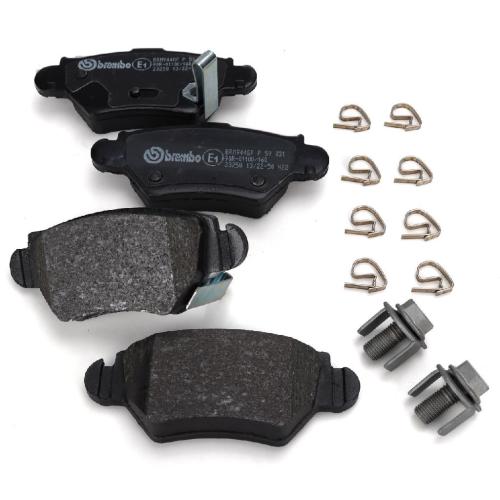 BREMBO Bremsscheibe 08.7627.11 + Bremsbelagsatz, Scheibenbremse P 59 031 Bild BREMBO Bremsscheibe 08.7627.11 + Bremsbelagsatz, Scheibenbremse P 59 031