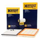HENGST FILTER Ölfilter E11H02 D155 + Filter, Innenraumluft E2913LI + Luftfilter E543L