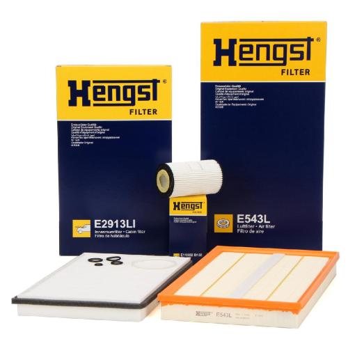 HENGST FILTER Ölfilter E11H02 D155 + Filter, Innenraumluft E2913LI + Luftfilter E543L Bild HENGST FILTER Ölfilter E11H02 D155 + Filter, Innenraumluft E2913LI + Luftfilter E543L