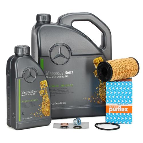 6L ORIGINAL 5W30 MB 229.52 Motoröl + PURFLUX Ölfilter MERCEDES W/V177 W247 C/X118 OM608 Bild 6L ORIGINAL 5W30 MB 229.52 Motoröl + PURFLUX Ölfilter MERCEDES W/V177 W247 C/X118 OM608