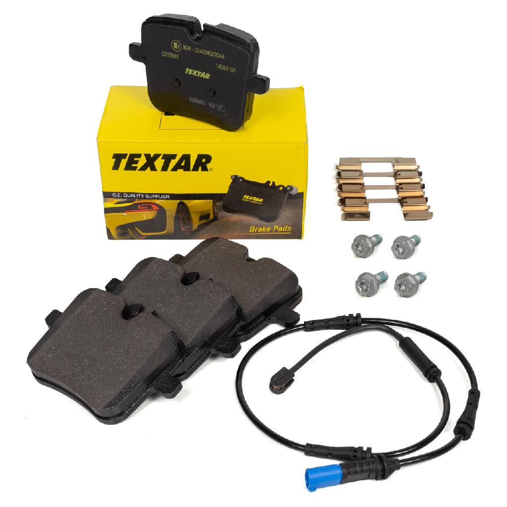 TEXTAR 2203901 Bremsbeläge + Wako BMW X5 G05 X5M F95 X6 G06 X6M F96 X7 G07 M50i hinten