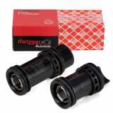 2x METZGER Kühlmittelrohr Ölfiltergehäuse BMW E81-88 E90-93 E60 E61 X1 X3 N47 unten + oben