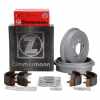 QUICK BRAKE Zubeh&ouml;rsatz, Bremsbacken 105-0680 ZIMMERMANN Bremstrommel 100.1649.20 + Bremsbackensatz 10990.100.3