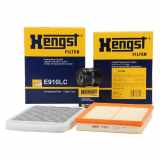 HENGST FILTER Luftfilter E352L + Ölfilter H90W26 + Filter, Innenraumluft E910LC