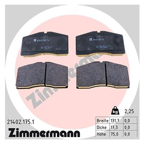 ZIMMERMANN Bremsbeläge + Warnkontaktsensor PORSCHE 964 3.3/3.6 Turbo ab 07.1991 993 vorne Bild ZIMMERMANN Bremsbeläge + Warnkontaktsensor PORSCHE 964 3.3/3.6 Turbo ab 07.1991 993 vorne