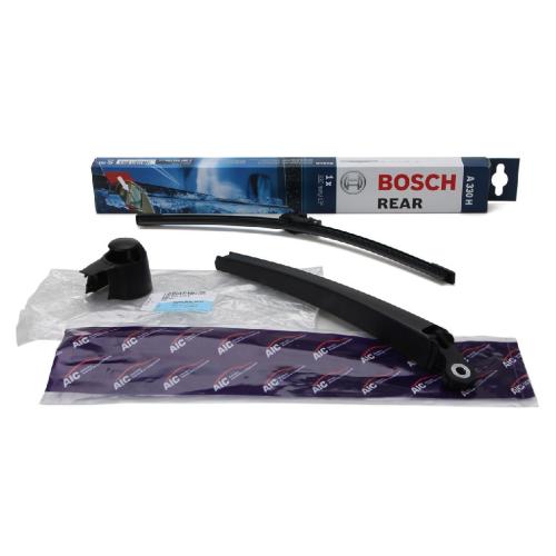 AIC Heckwischerarm + Kappe + BOSCH Wischerblatt A330H für VW GOLF 5 6 VARIANT Bild AIC Heckwischerarm + Kappe + BOSCH Wischerblatt A330H für VW GOLF 5 6 VARIANT