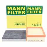 MANN-FILTER Filter, Innenraumluft CUK 24 003 + Luftfilter C 24 012/1