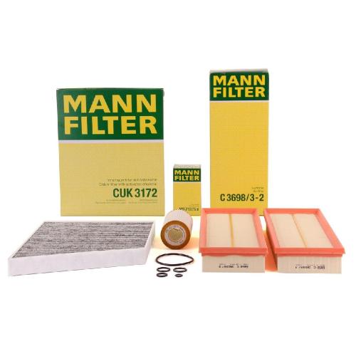 MANN-FILTER Filter, Innenraumluft CUK 3172 + Luftfilter C 3698/3-2 + Ölfilter HU 718/5 x Bild MANN-FILTER Filter, Innenraumluft CUK 3172 + Luftfilter C 3698/3-2 + Ölfilter HU 718/5 x