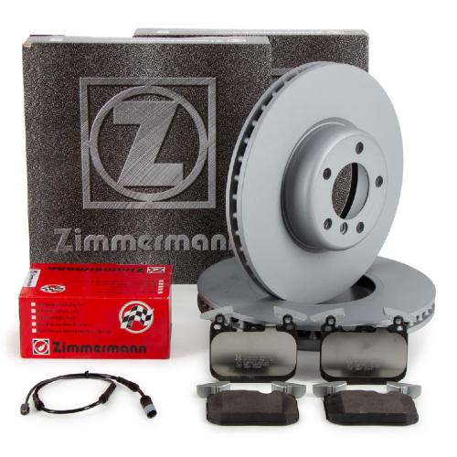 ZIMMERMANN Bremsscheiben + Bremsbeläge + Sensor BMW F20 F21 F22 F23 F30-34 F32-36 vorne Bild ZIMMERMANN Bremsscheiben + Bremsbeläge + Sensor BMW F20 F21 F22 F23 F30-34 F32-36 vorne