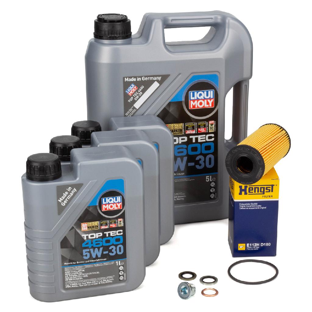FA1 Verschlussschraube, Ölwanne 518.471.021 LIQUI MOLY Motoröl 3756 + Motoröl 3755 HENGST FILTER Ölfilter E112H D180