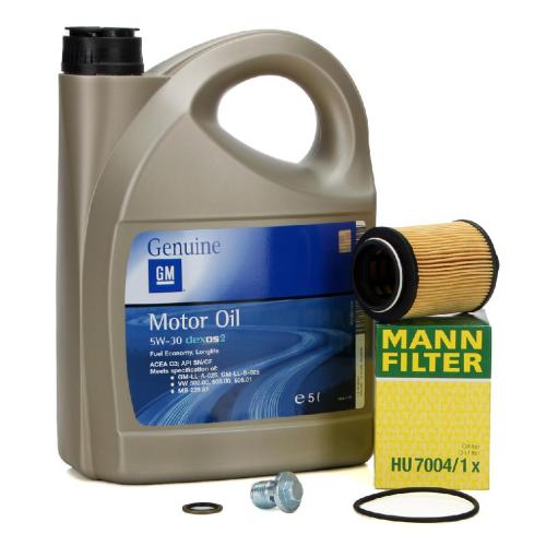 5L ORIGINAL 5W30 Motoröl dexos2 + MANN Ölfilter OPEL Astra J Insignia Zafira C 1.6/2.0CDTI Bild 5L ORIGINAL 5W30 Motoröl dexos2 + MANN Ölfilter OPEL Astra J Insignia Zafira C 1.6/2.0CDTI