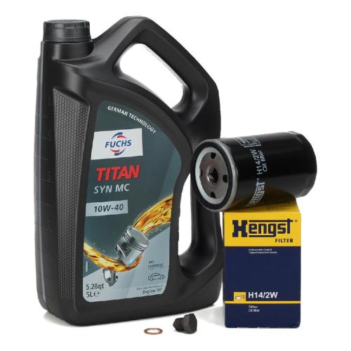 5L FUCHS 10W40 Motoröl + HENGST Ölfilter VW Golf 1 2 3 Polo 86 Passat B1 B2 B3/4 T4 Vento Bild 5L FUCHS 10W40 Motoröl + HENGST Ölfilter VW Golf 1 2 3 Polo 86 Passat B1 B2 B3/4 T4 Vento