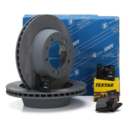 SEBRO Bremsscheiben + TEXTAR Beläge PORSCHE 928 4.7 S + 944 2.5 2.5 S hinten Bild SEBRO Bremsscheiben + TEXTAR Beläge PORSCHE 928 4.7 S + 944 2.5 2.5 S hinten