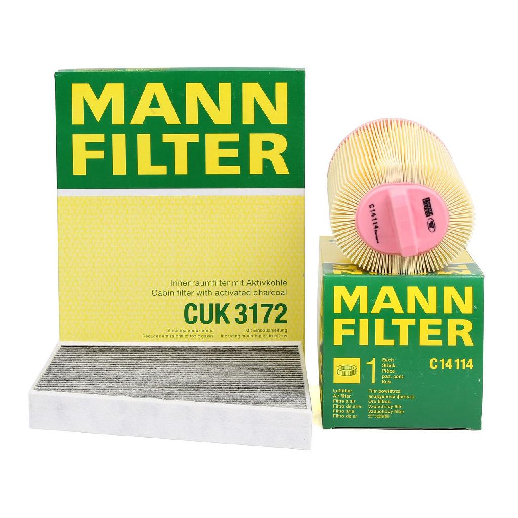 MANN-FILTER Filter, Innenraumluft CUK 3172 + Luftfilter C 14 114