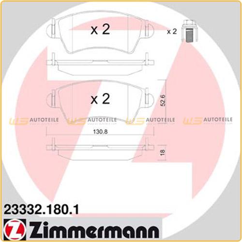 ZIMMERMANN Bremsscheibe 440.2034.20 + Bremsbelagsatz, Scheibenbremse 23332.180.1 Bild ZIMMERMANN Bremsscheibe 440.2034.20 + Bremsbelagsatz, Scheibenbremse 23332.180.1