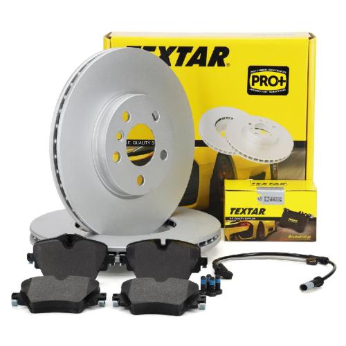 TEXTAR Bremsscheiben + Bremsbeläge + Sensor BMW 1er F40 2er F45 F46 X1 F48 X2 F39 vorne Bild TEXTAR Bremsscheiben + Bremsbeläge + Sensor BMW 1er F40 2er F45 F46 X1 F48 X2 F39 vorne