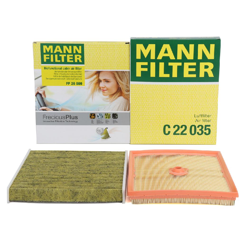 MANN FreciousPlus Innenraum + Luftfilter VW Golf 7 Touran A3 8V Q2 Leon Octavia 3 1.0 TSI