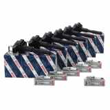 NGK Zündkerze 91715 BOSCH Zündspule 0 221 504 029