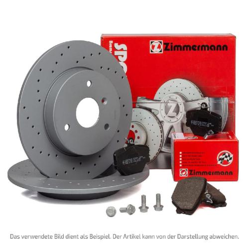 ZIMMERMANN Bremsscheibe 600.1050.52 + Bremsbelagsatz, Scheibenbremse 20887.170.1 Bild ZIMMERMANN Bremsscheibe 600.1050.52 + Bremsbelagsatz, Scheibenbremse 20887.170.1