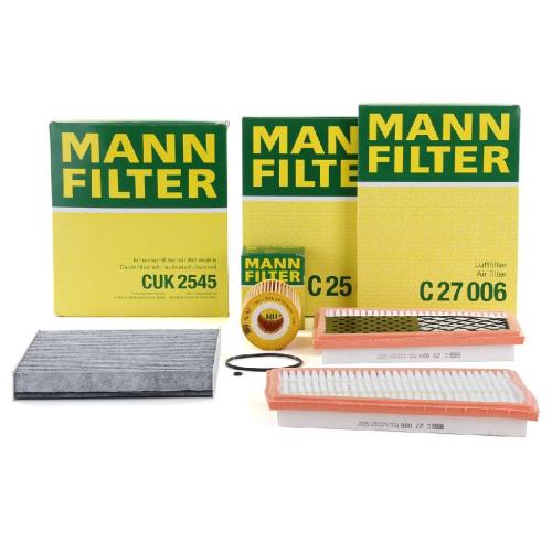 MANN-FILTER Luftfilter C 25 004 + Filter, Innenraumluft CUK 2545 + Ölfilter HU 821 x + Luftfilter C 27 006 Bild MANN-FILTER Luftfilter C 25 004 + Filter, Innenraumluft CUK 2545 + Ölfilter HU 821 x + Luftfilter C 27 006