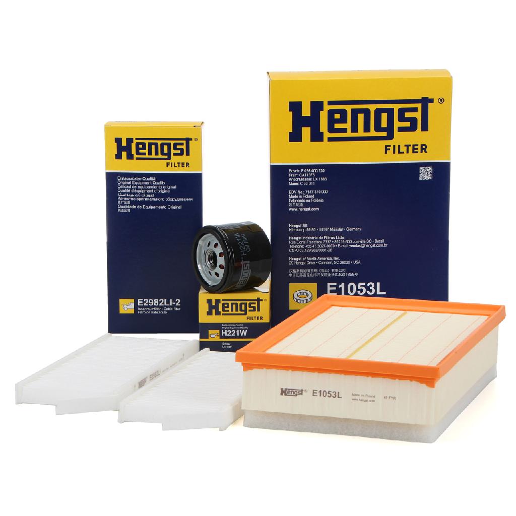 HENGST FILTER Filter, Innenraumluft E2982LI-2 + Ölfilter H221W + Luftfilter E1135L