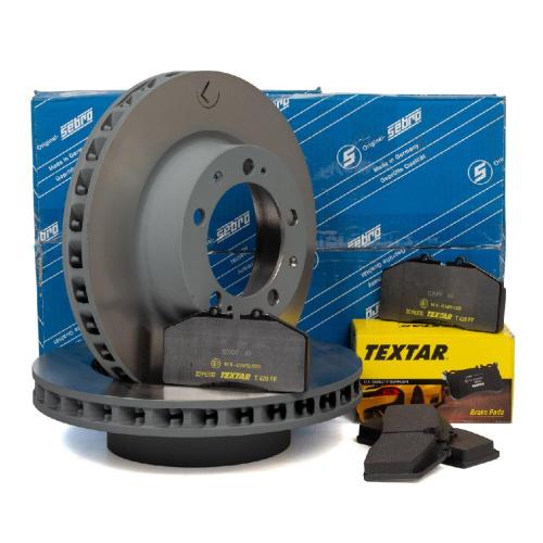 SEBRO Bremsscheiben + TEXTAR Beläge für PORSCHE 928 S / GT + 944 2.5 Turbo vorne Bild SEBRO Bremsscheiben + TEXTAR Beläge für PORSCHE 928 S / GT + 944 2.5 Turbo vorne