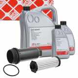 FEBI BILSTEIN Schaltgetriebeöl 39071 + Hydraulikfilter, Automatikgetriebe 104788 + Schaltgetriebeöl 39070
