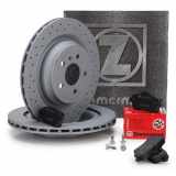 ZIMMERMANN Bremsscheiben + Beläge MERCEDES M-Klasse GLE W166 250d 350d 4-matic hinten
