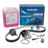 DAYCO Zahnriemensatz + Wasserpumpe + 5L ORIGINAL Frostschutz VW Golf 7 Passat 1.6/2.0 TDI