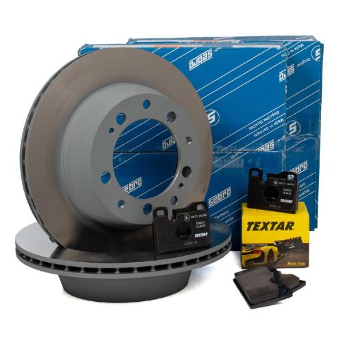 SEBRO Bremsscheiben + TEXTAR Beläge PORSCHE 924 2.0 2.5 + 928 4.5 4.7 S + 944 2.5 hinten Bild SEBRO Bremsscheiben + TEXTAR Beläge PORSCHE 924 2.0 2.5 + 928 4.5 4.7 S + 944 2.5 hinten