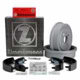 QUICK BRAKE Zubehörsatz, Bremsbacken 105-0766 ZIMMERMANN Bremstrommel 430.1780.20 + Bremsbackensatz 10990.100.9