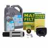 MANN Filterset + 6L ORIGINAL 5W30 Motor&ouml;l MERCEDES W204 W212 X204 180-250 M274