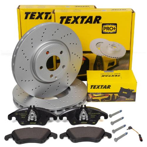 TEXTAR Bremsscheiben + Bremsbeläge + Sensor MERCEDES CLS C218 X218 vorne Bild TEXTAR Bremsscheiben + Bremsbeläge + Sensor MERCEDES CLS C218 X218 vorne