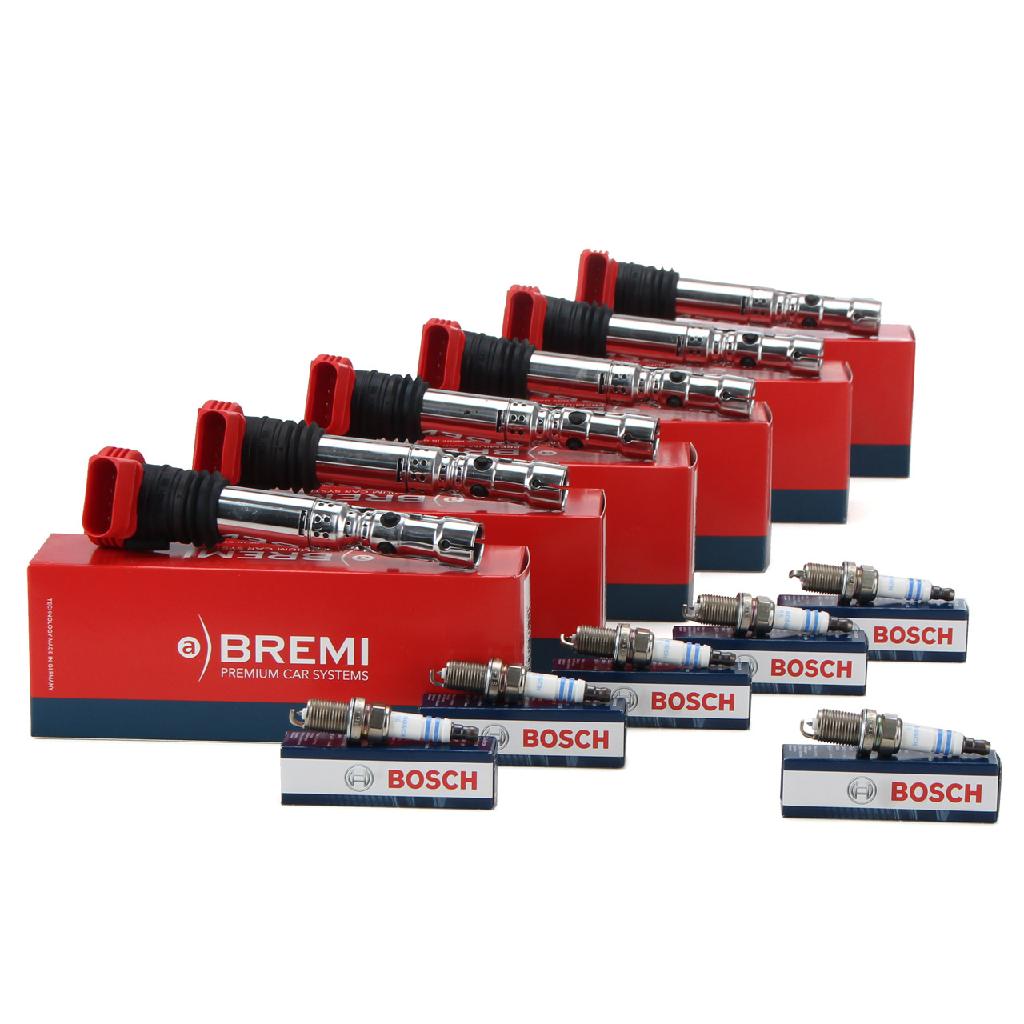 BREMI Zündspule 20125 BOSCH Zündkerze 0 242 236 544