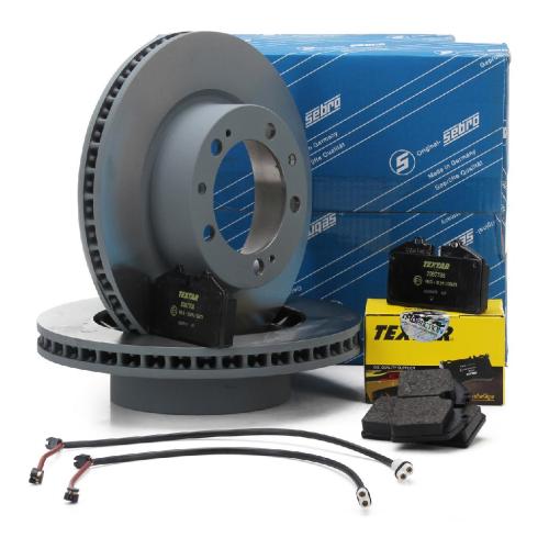 SEBRO Bremsscheiben + TEXTAR Bremsbeläge + Wako PORSCHE 968 3.0 / Turbo S vorne Bild SEBRO Bremsscheiben + TEXTAR Bremsbeläge + Wako PORSCHE 968 3.0 / Turbo S vorne