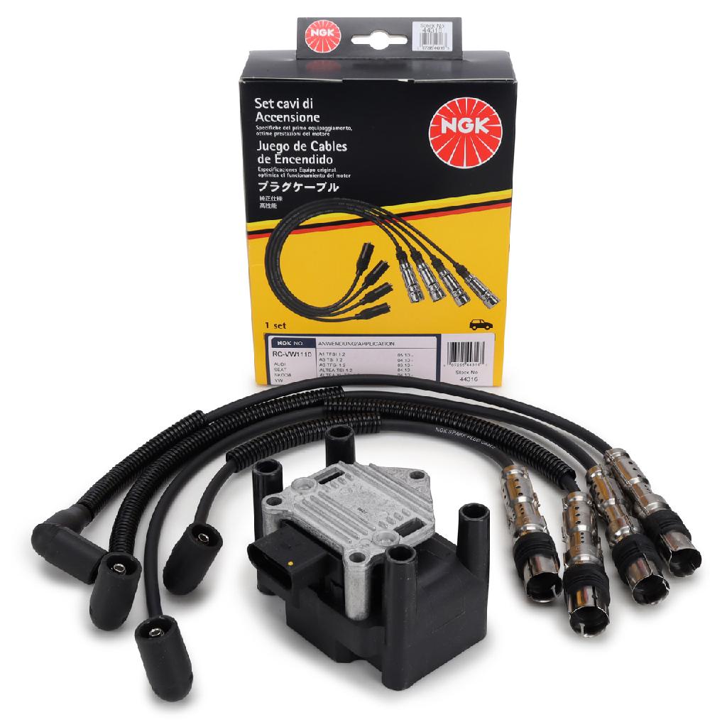 NGK Zündleitungssatz 44316 DELPHI Zündspule GN10018-12B1