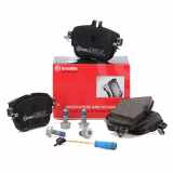 BREMBO P50136 Bremsbeläge + Warnkontakt MERCEDES W213 C238 A238 C257 hinten
