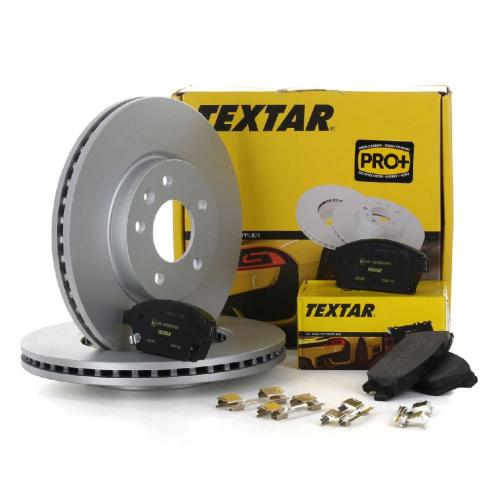 TEXTAR Bremsbelagsatz, Scheibenbremse 2503401 + Bremsscheibe 92205605 Bild TEXTAR Bremsbelagsatz, Scheibenbremse 2503401 + Bremsscheibe 92205605
