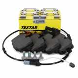 TEXTAR 2470301 Bremsbeläge + Warnkontakt BMW 5er F10 M5 6er F12 F13 F06 M6 hinten