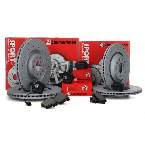 ZIMMERMANN Bremsbelagsatz, Scheibenbremse 23801.200.1 + Bremsbelagsatz, Scheibenbremse 23914.170.1 + Bremsscheibe 100.3301.52 + Bremsscheibe 100.3309.52 Bild ZIMMERMANN Bremsbelagsatz, Scheibenbremse 23801.200.1 + Bremsbelagsatz, Scheibenbremse 23914.170.1 + Bremsscheibe 100.3301.52 + Bremsscheibe 100.3309.52