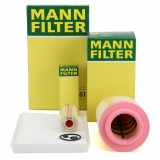 MANN-FILTER Luftfilter C 14 114 + Ölfilter HU 514 x + Filter, Innenraumluft CU 3461
