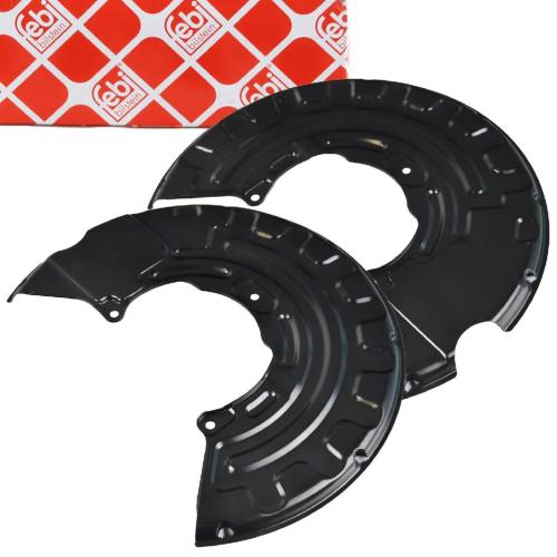 FEBI BILSTEIN Spritzblech, Bremsscheibe 175726 + Spritzblech, Bremsscheibe 175725 Bild FEBI BILSTEIN Spritzblech, Bremsscheibe 175726 + Spritzblech, Bremsscheibe 175725