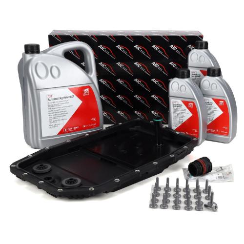 AIC Getriebeölwanne GA6HP26Z + 8L FEBI Getriebeöl BMW E90-93 E60 E61 E63 E64 E65 X3 X5 X6 Bild AIC Getriebeölwanne GA6HP26Z + 8L FEBI Getriebeöl BMW E90-93 E60 E61 E63 E64 E65 X3 X5 X6